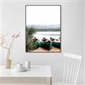 Picture of Beached Canoe _GroupedProduct_Rectangle_Portrait_Photography _GroupedProduct_Rectangle_Portrait_Canvas_Framed_