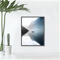 Picture of Lake Date in Blue _GroupedProduct_Rectangle_Portrait_Photography _GroupedProduct_Rectangle_Portrait_Canvas_Framed_