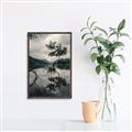 Picture of Tree Reflection _GroupedProduct_Rectangle_Portrait_Photography _GroupedProduct_Rectangle_Portrait_Canvas_Framed_