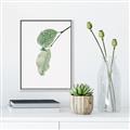 Picture of Dewey leaves _GroupedProduct_Rectangle_Portrait_Photography _GroupedProduct_Rectangle_Portrait_Canvas_Framed_