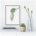 Picture of Dewey leaves _GroupedProduct_Rectangle_Portrait_Photography _GroupedProduct_Rectangle_Portrait_Canvas_Framed_