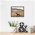 Picture of Mustard Grass Horse _GroupedProduct_Rectangle_Landscape_Photography _GroupedProduct_Rectangle_Landscape_Canvas_Framed_