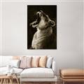 Picture of Yawning lion _GroupedProduct_Rectangle_Portrait_Photography _GroupedProduct_Rectangle_Portrait_Unframed_Print_Only_