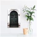 Picture of Green wooden door _GroupedProduct_Rectangle_Portrait_Photography _GroupedProduct_Rectangle_Portrait_Unframed_Print_Only_