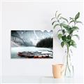 Picture of Mountain Boat Dock _GroupedProduct_Rectangle_Landscape_Photography _GroupedProduct_Rectangle_Landscape_Unframed_Print_Only_
