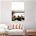 Picture of Beached Canoe _GroupedProduct_Rectangle_Portrait_Photography _GroupedProduct_Rectangle_Portrait_Unframed_Print_Only_