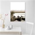 Picture of Beached Canoe _GroupedProduct_Rectangle_Portrait_Photography _GroupedProduct_Rectangle_Portrait_Unframed_Print_Only_