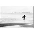Picture of Lone Surfer _GroupedProduct_Rectangle_Landscape_Photography _GroupedProduct_Rectangle_Landscape_Canvas_