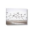 Picture of Seagulls flying on a rainy day _GroupedProduct_Rectangle_Landscape_Photography _GroupedProduct_Rectangle_Landscape_Canvas_