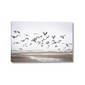 Picture of Seagulls flying on a rainy day _GroupedProduct_Rectangle_Landscape_Photography _GroupedProduct_Rectangle_Landscape_Canvas_