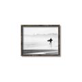 Picture of Lone Surfer _GroupedProduct_Rectangle_Landscape_Photography _GroupedProduct_Rectangle_Landscape_Canvas_Framed_