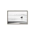 Picture of Lone Surfer _GroupedProduct_Rectangle_Landscape_Photography _GroupedProduct_Rectangle_Landscape_Canvas_Framed_