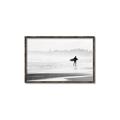 Picture of Lone Surfer _GroupedProduct_Rectangle_Landscape_Photography _GroupedProduct_Rectangle_Landscape_Canvas_Framed_