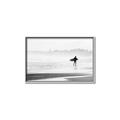 Picture of Lone Surfer _GroupedProduct_Rectangle_Landscape_Photography _GroupedProduct_Rectangle_Landscape_Canvas_Framed_