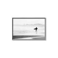 Picture of Lone Surfer _GroupedProduct_Rectangle_Landscape_Photography _GroupedProduct_Rectangle_Landscape_Canvas_Framed_