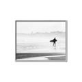 Picture of Lone Surfer _GroupedProduct_Rectangle_Landscape_Photography _GroupedProduct_Rectangle_Landscape_Canvas_Framed_