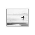 Picture of Lone Surfer _GroupedProduct_Rectangle_Landscape_Photography _GroupedProduct_Rectangle_Landscape_Canvas_Framed_