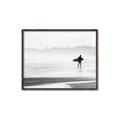 Picture of Lone Surfer _GroupedProduct_Rectangle_Landscape_Photography _GroupedProduct_Rectangle_Landscape_Canvas_Framed_