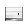 Picture of Lone Surfer _GroupedProduct_Rectangle_Landscape_Photography _GroupedProduct_Rectangle_Landscape_Canvas_Framed_