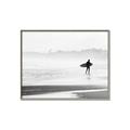Picture of Lone Surfer _GroupedProduct_Rectangle_Landscape_Photography _GroupedProduct_Rectangle_Landscape_Canvas_Framed_