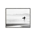 Picture of Lone Surfer _GroupedProduct_Rectangle_Landscape_Photography _GroupedProduct_Rectangle_Landscape_Canvas_Framed_