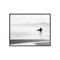 Picture of Lone Surfer _GroupedProduct_Rectangle_Landscape_Photography _GroupedProduct_Rectangle_Landscape_Canvas_Framed_