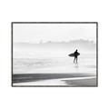 Picture of Lone Surfer _GroupedProduct_Rectangle_Landscape_Photography _GroupedProduct_Rectangle_Landscape_Canvas_Framed_