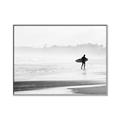 Picture of Lone Surfer _GroupedProduct_Rectangle_Landscape_Photography _GroupedProduct_Rectangle_Landscape_Canvas_Framed_