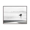Picture of Lone Surfer _GroupedProduct_Rectangle_Landscape_Photography _GroupedProduct_Rectangle_Landscape_Canvas_Framed_