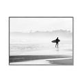 Picture of Lone Surfer _GroupedProduct_Rectangle_Landscape_Photography _GroupedProduct_Rectangle_Landscape_Canvas_Framed_