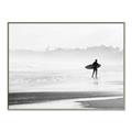 Picture of Lone Surfer _GroupedProduct_Rectangle_Landscape_Photography _GroupedProduct_Rectangle_Landscape_Canvas_Framed_