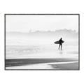 Picture of Lone Surfer _GroupedProduct_Rectangle_Landscape_Photography _GroupedProduct_Rectangle_Landscape_Canvas_Framed_