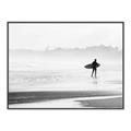 Picture of Lone Surfer _GroupedProduct_Rectangle_Landscape_Photography _GroupedProduct_Rectangle_Landscape_Canvas_Framed_