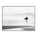 Picture of Lone Surfer _GroupedProduct_Rectangle_Landscape_Photography _GroupedProduct_Rectangle_Landscape_Canvas_Framed_