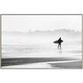 Picture of Lone Surfer _GroupedProduct_Rectangle_Landscape_Photography _GroupedProduct_Rectangle_Landscape_Canvas_Framed_