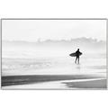 Picture of Lone Surfer _GroupedProduct_Rectangle_Landscape_Photography _GroupedProduct_Rectangle_Landscape_Canvas_Framed_
