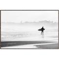 Picture of Lone Surfer _GroupedProduct_Rectangle_Landscape_Photography _GroupedProduct_Rectangle_Landscape_Canvas_Framed_