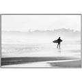 Picture of Lone Surfer _GroupedProduct_Rectangle_Landscape_Photography _GroupedProduct_Rectangle_Landscape_Canvas_Framed_
