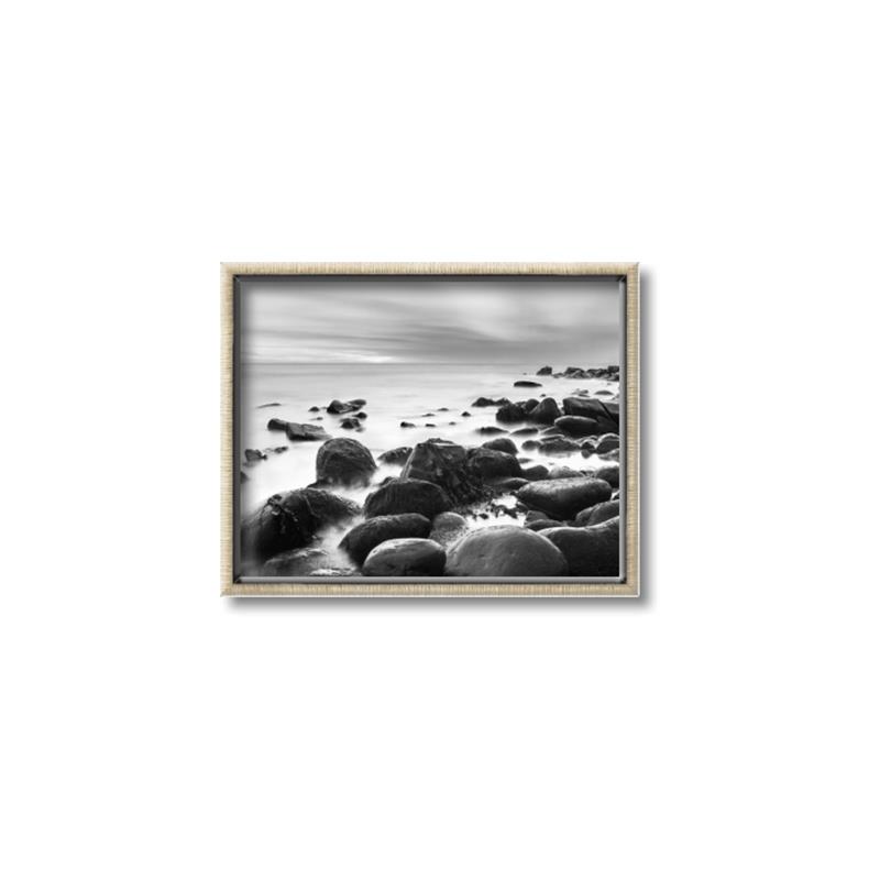 Picture of Misty Rocky Shore _GroupedProduct_Rectangle_Landscape_Photography _GroupedProduct_Rectangle_Landscape_Canvas_Framed_