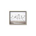 Picture of Seagulls flying on a rainy day _GroupedProduct_Rectangle_Landscape_Photography _GroupedProduct_Rectangle_Landscape_Canvas_Framed_