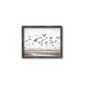 Picture of Seagulls flying on a rainy day _GroupedProduct_Rectangle_Landscape_Photography _GroupedProduct_Rectangle_Landscape_Canvas_Framed_