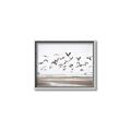 Picture of Seagulls flying on a rainy day _GroupedProduct_Rectangle_Landscape_Photography _GroupedProduct_Rectangle_Landscape_Canvas_Framed_