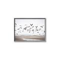 Picture of Seagulls flying on a rainy day _GroupedProduct_Rectangle_Landscape_Photography _GroupedProduct_Rectangle_Landscape_Canvas_Framed_
