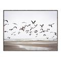 Picture of Seagulls flying on a rainy day _GroupedProduct_Rectangle_Landscape_Photography _GroupedProduct_Rectangle_Landscape_Canvas_Framed_