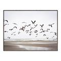 Picture of Seagulls flying on a rainy day _GroupedProduct_Rectangle_Landscape_Photography _GroupedProduct_Rectangle_Landscape_Canvas_Framed_