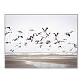 Picture of Seagulls flying on a rainy day _GroupedProduct_Rectangle_Landscape_Photography _GroupedProduct_Rectangle_Landscape_Canvas_Framed_