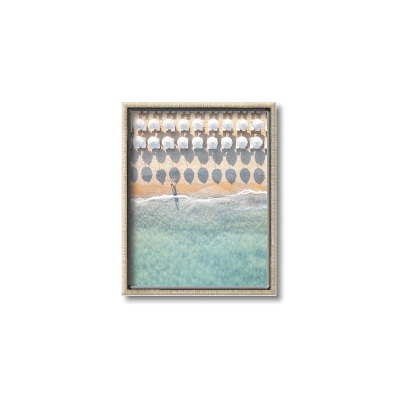 Picture of Amazing beach with Umbrellas   _GroupedProduct_Rectangle_Portrait_Photography _GroupedProduct_Rectangle_Portrait_Canvas_Framed_