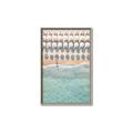 Picture of Amazing beach with Umbrellas   _GroupedProduct_Rectangle_Portrait_Photography _GroupedProduct_Rectangle_Portrait_Canvas_Framed_