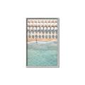 Picture of Amazing beach with Umbrellas   _GroupedProduct_Rectangle_Portrait_Photography _GroupedProduct_Rectangle_Portrait_Canvas_Framed_