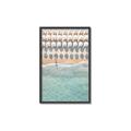 Picture of Amazing beach with Umbrellas   _GroupedProduct_Rectangle_Portrait_Photography _GroupedProduct_Rectangle_Portrait_Canvas_Framed_